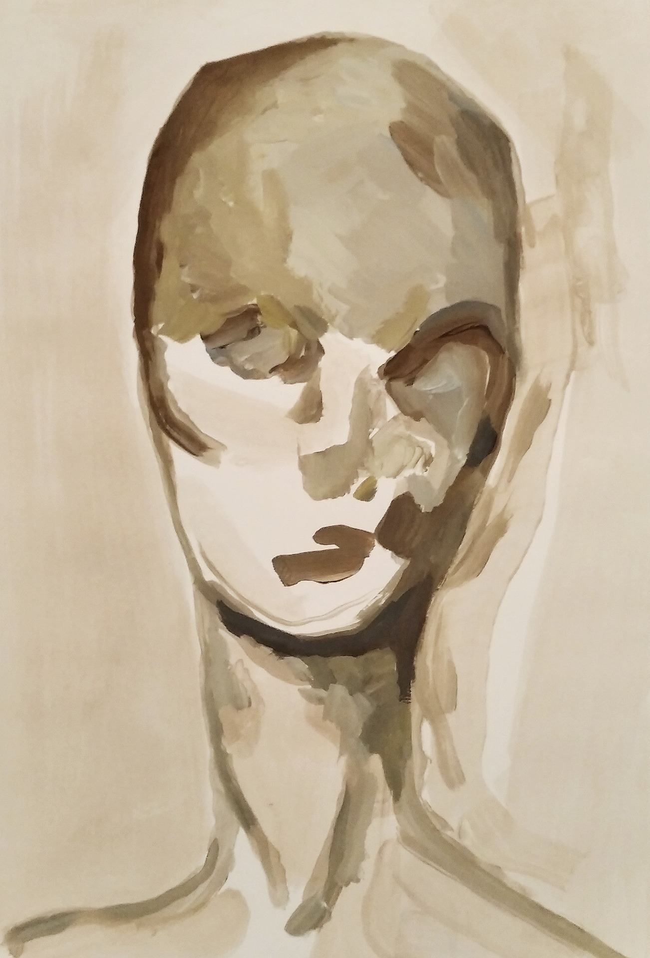 Vyděšení, 42 x 30 cm