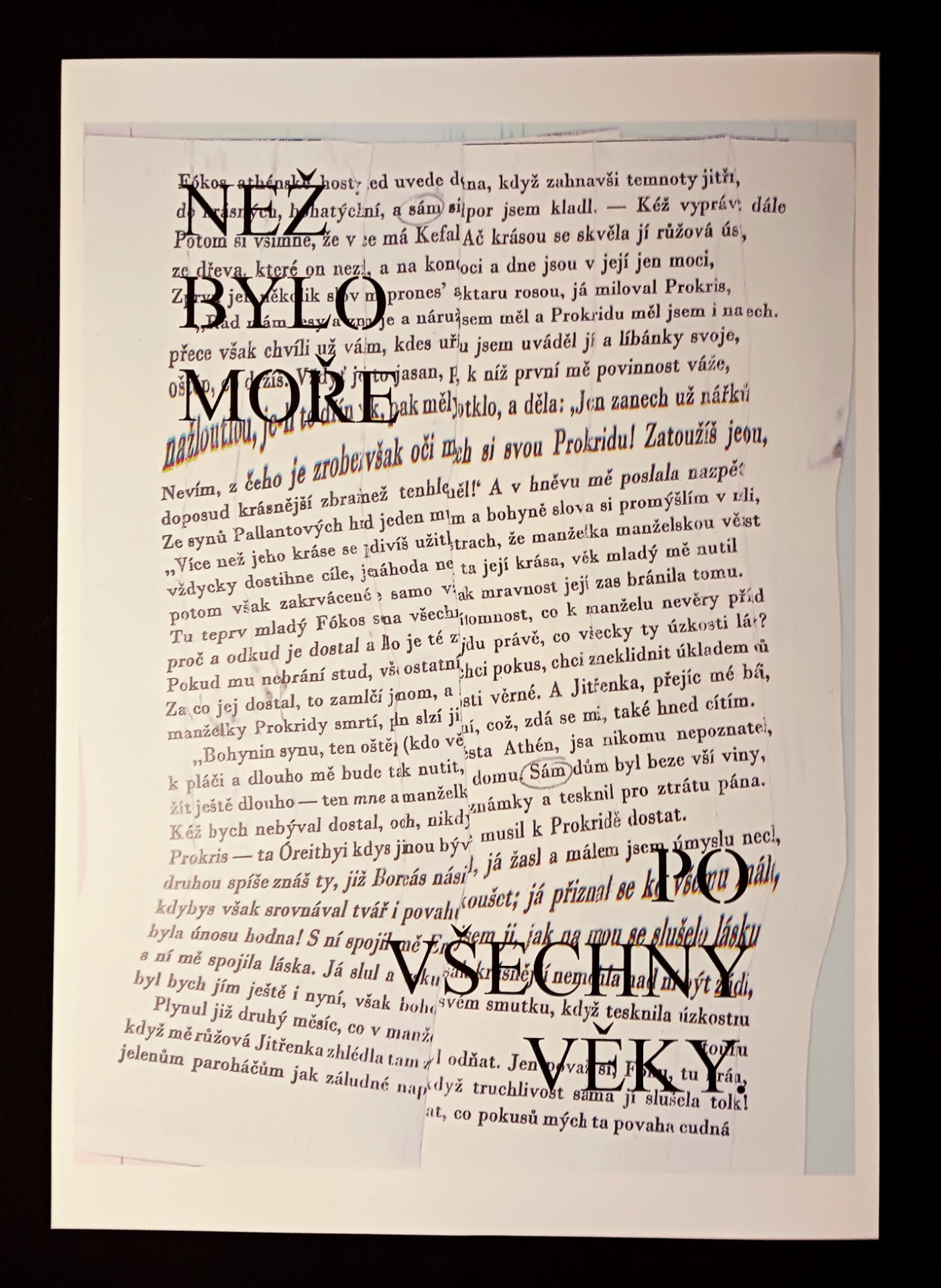 Než bylo moře, 70 x 100 cm